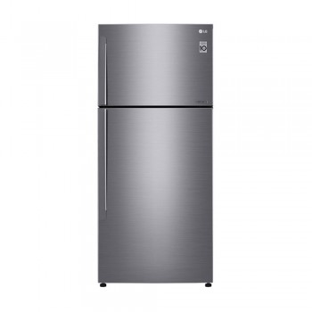 LG GN-C602HLCC IEC Gross Platinum Silver Top Freezer with Inverter Linear Compressor & DoorCooling+ (516L)